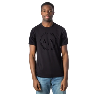 Abbildung von Armani Exchange Herren 8nztcd T Shirt, Schwarz, XL