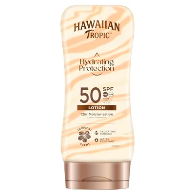 Abbildung von Hawaiian Tropic Silk Hydration Protective Sun Lotion Sonnencreme LSF 50, 180 ml, 1 St,red