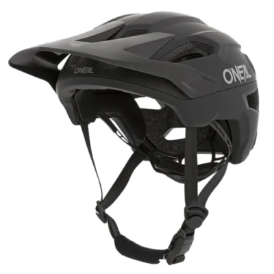 Abbildung von O&#039;NEAL Mountainbike Helm Enduro All Mountain Lüftungsöffnungen zur Belüftung &amp; Kühlung Größenverstellsystem, Robustes ABS Helmet Trailfinder Solid Erwachsene Schwarz Größe S/M