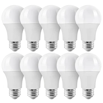 Abbildung von ZONE LED E27 Birnen, 8.5 Watt, 806 Lumen, Warmweiß, 3000 Kelvin, ersetzt 60 Watt Lampe, Glühbirnen E27, A60, 200, Energiesparlampen, 10 er Pack