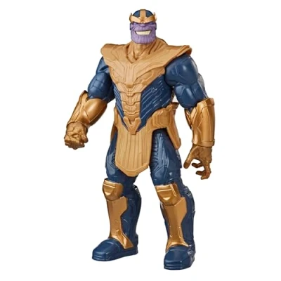 Abbildung von Marvel Avengers Titan Hero Serie Deluxe Thanos Action Figur, Brown
