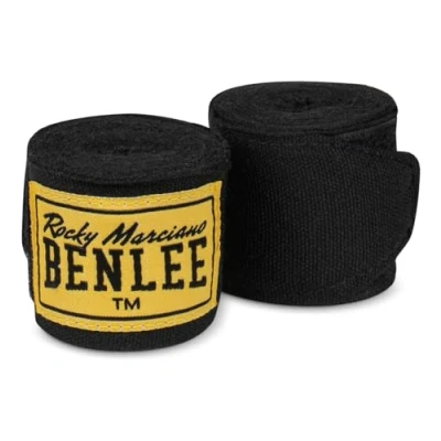 Abbildung von BENLEE Rocky Marciano Streifen Boxbandagen elastisch 450 x 5 cm schwarz