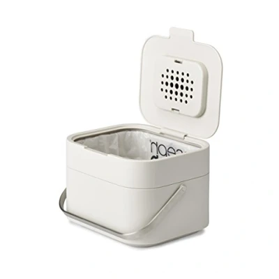 Abbildung von Joseph Stack 4 Komposteimer küche, biomülleimer mit Geruchsfilter und deckel, Liter, Stein