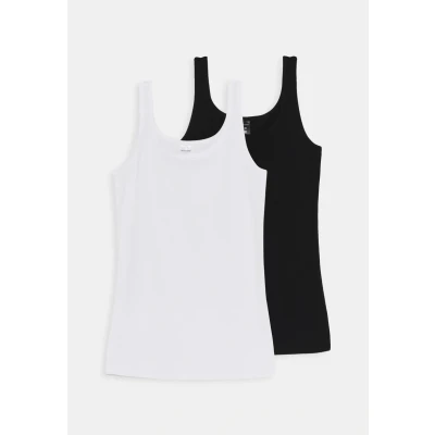 Abbildung von Schiesser Organic Cotton Teens 2 PACK Unterhemd/shirt für Kinder, Größe: 140, White/black
