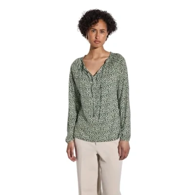 Abbildung von Street One Bedrucktes Raglan Bluse, Damen, Größe: 40, Grün