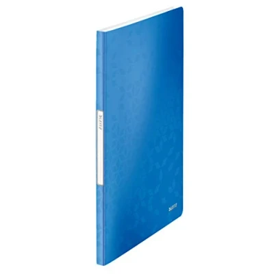 Abbildung von Leitz 46310036 Sichtbuch wow, A4, PP, 20 Hüllen, blau metallic