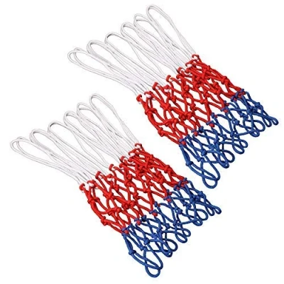 Abbildung von GTIWUNG 2 Stück Profi Basketballnetz, Basketball Ersatz Netz, Dauerhaft und Alle Wetter Ballnetz für Standard Größe BasketballKorb, Netz Basketballkorb Outdoor