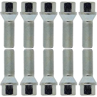 Abbildung von 10 Radschrauben Radbolzen Kegelbund silber M12x1,5 24mm