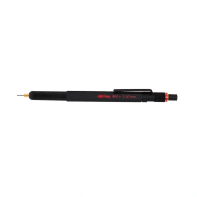 Abbildung von rOtring 800+ Druckbleistift mit Stylus für Touchscreen 0,7 mm schwarzer Schaft