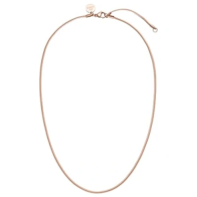 Abbildung von Purelei® Sleeky Kette Damen (Rosegold) Halskette aus langlebigem Edelstahl Wasserfeste 40 45 cm Länge verstellbar für deinen individuellen Look