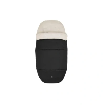 Abbildung von Maxi Cosi kuschelig weicher 2 in 1 Fußsack, geeignet für alle Kinderwagen, auch als Sitzpolster verwendbar, Black