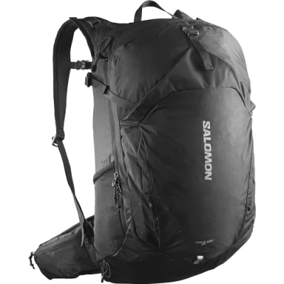 Abbildung von Salomon Trailblazer 30, Unisex Wanderrucksack, Vielseitigkeit, Einfach zu handhaben, Komfort und geringes Gewicht, Black / Alloy, NS