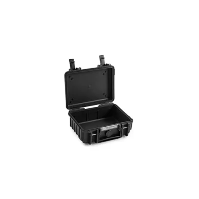 Abbildung von B&amp;W International GmbH Transportkoffer Outdoor Typ 500 Schwarz Wasserdicht nach IP67 Zertifizierung, Staubdicht, Bruchsicher und Unverwüstlich, 500/B, Innenmaß 20x14x8cm