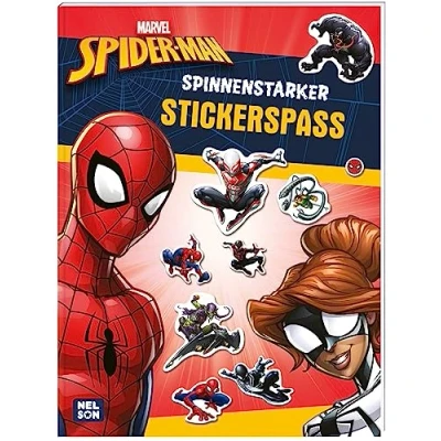 Abbildung von Spider Man: Spinnenstarker Stickerspaß: Mit tollen Stickern und Man Maske zum Selbstbasteln Für Superhelden Fans ab 4 Jahren (MARVEL)