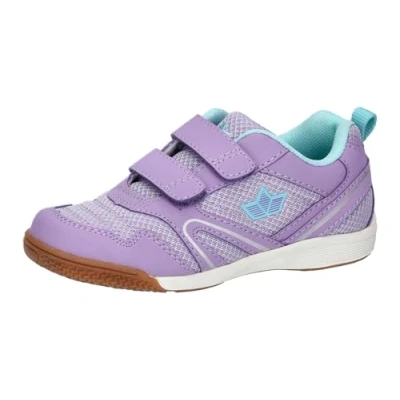 Abbildung von Lico Unisex Kinder Boulder V Hallenturnschuhe, Lila Türkis, 32 EU