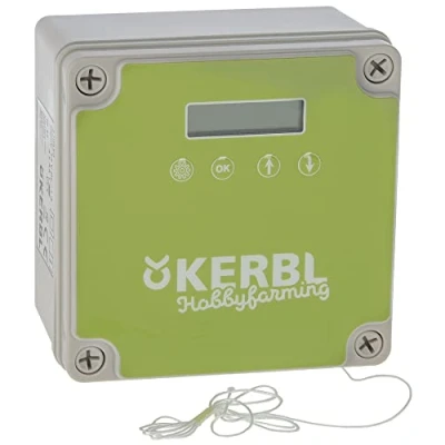 Abbildung von Kerbl 70550 Steuerung Automatische Hühnertür, Lichtsensor Zeitabhängig Manuell