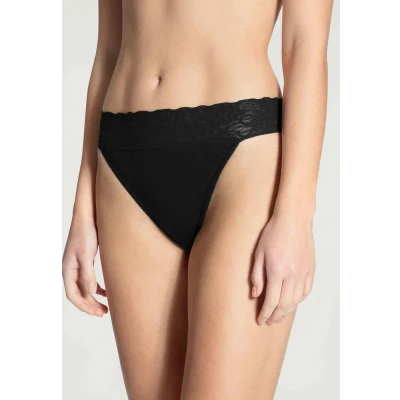 Abbildung von Calida Tangaslip Slip, Damen, Größe: Medium, Black