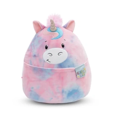 Abbildung von NICI CHILL Einhorn Kuscheltier 30 cm Flauschiges Stofftier aus Marshmallow Textur Material zum Kuscheln, Spielen und Liebhaben, Ideales Kuschelkissen 61403