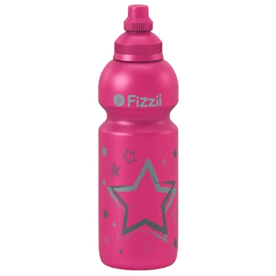 Abbildung von Fizzii Trinkflasche 600ml pink, Sterne