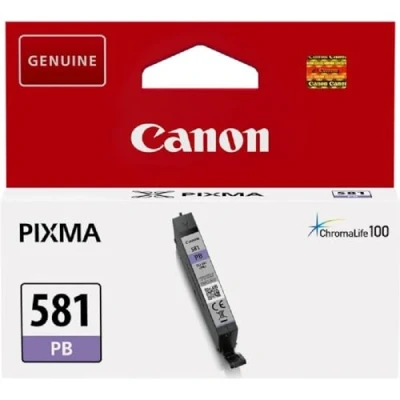Abbildung von Canon CLI 581 PB Tintentank Foto Blau 5,6 ml für PIXMA Tintenstrahldrucker ORIGINAL 2107C001