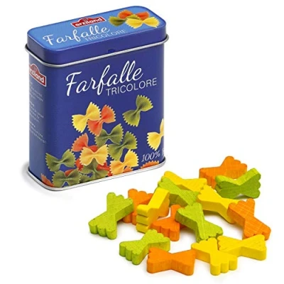 Abbildung von Erzi 17176 Farfalle aus Holz in der Dose, Kaufladenartikel für Kinder, Rollenspiele