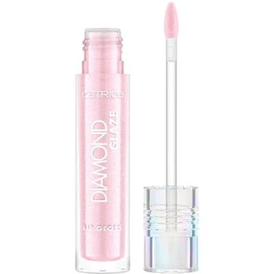Abbildung von Catrice Diamond Glaze Lip Gloss, Nr. 020, Pink, sofortiges Ergebnis, glänzend, holographisch, glitzernd, vegan, ohne Parabene, Mikroplastikpartikel, Nanopartikel frei, 1er Pack (3ml)