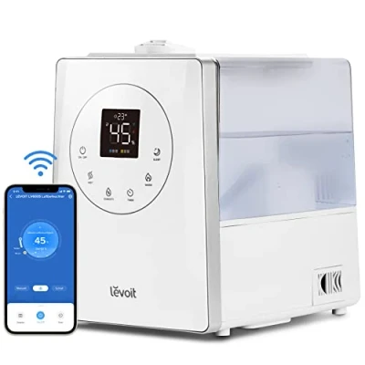 Abbildung von LEVOIT Luftbefeuchter, Smart 6L Top Fill Warmer/Kalter Nebel mit Alexa/APP Steuerung, Schlafmodus, Timer 1 12Std. , Humidifier Aromatherapie für Schlafzimmer, Kinderzimmer, Pflanzen bis 4070 m²