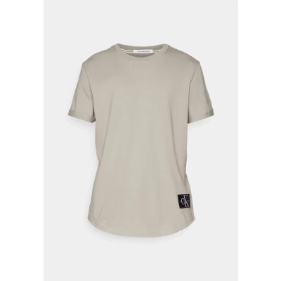 Abbildung von Calvin Klein Jeans Badge TURN UP Sleeve Tshirt basic, Herren, Größe: XXS, Elephant skin