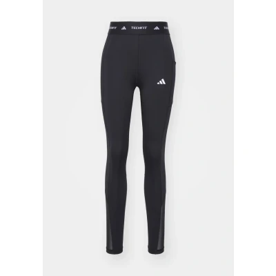 Abbildung von adidas Performance Techfit Stash Pocket FULL Length Leggings Tights, Damen, Größe: XXS, Black