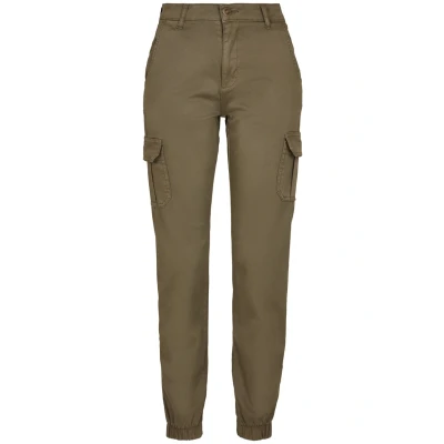 Abbildung von Urban Classics Stoffhose, Damen, Größe: Medium, Olive