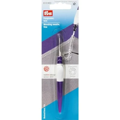 Abbildung von Prym fein Ergonomics Fangnadel, Stahl, pflaumenblau, One Size