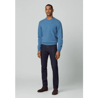 Abbildung von Hackett London Rinse WASH Jeans Slim Fit, Herren, Größe: 32x30, Denim blue