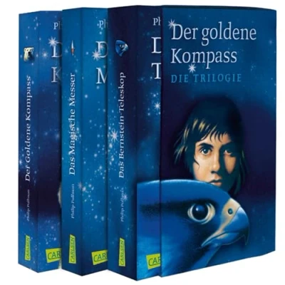 Abbildung von His Dark Materials: Der Goldene Kompass, Das Magische Messer und Bernstein Teleskop im Schuber: Alle 3 Bände Taschenbuchschuber
