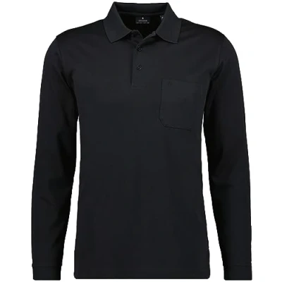 Abbildung von Ragman Herren Poloshirt, Schwarz, 5XL