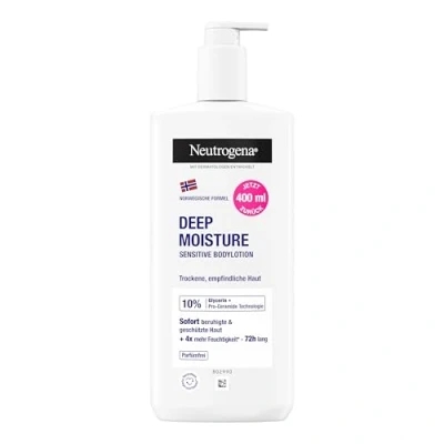 Abbildung von Neutrogena Deep Moisture Bodylotion Sensitiv 400ml