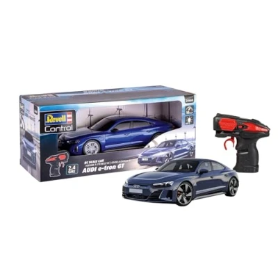 Abbildung von Revell Control I RC Scale Car Audi e tron GT ferngesteuertes Auto ultimative Erlebnis für Fans max. 10 km/h Kinder und Erwachsene ab 8 Jahren