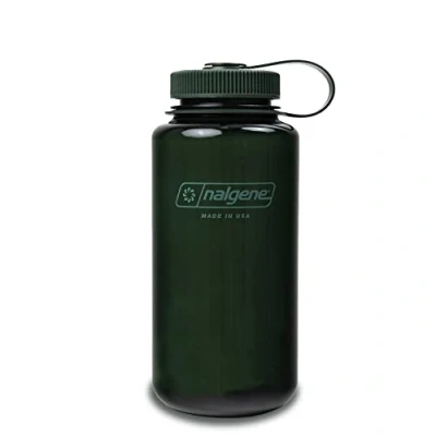 Abbildung von Nalgene Wasserflasche Monochrome Collection,BPA freie aus recycelten Materialien,wiederverwendbare für Rucksackreisen, Wandern, Fitnessstudio,900 ml,Jade