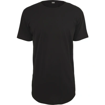 Abbildung von Urban Classics Herren Shaped Long Tee T Shirt, Schwarz (black), 5XL