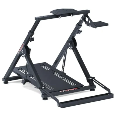 Abbildung von GT Omega Apex Lenkradständer für Logitech G29 G920 Thrustmaster T300 T500 TX Fanatec Clubsport Gaming Lenkrad Pedale &amp; Schaltung Xbox PS4 neigungsverstellbares Universal Gestell Sim Racing