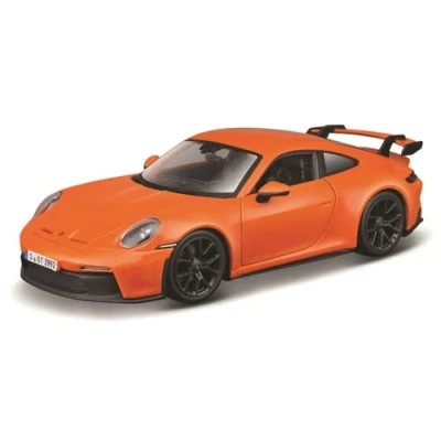 Abbildung von Bburago Porsche 911 GT3 (2021): Modellauto im Maßstab 1:24, Türen beweglich, Grün