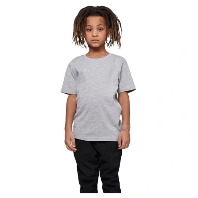 Abbildung von Build Your Brand Boys BY116 Kids Basic Tee T Shirt, Heather Grey, 158/164