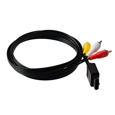Abbildung von Gam3Gear AV Audio Video Composite Kabel für SNES N64 Gamecube PAL