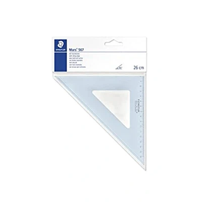 Abbildung von STAEDTLER 567 26 45 Zeichendreieck (26cm, 45/45)
