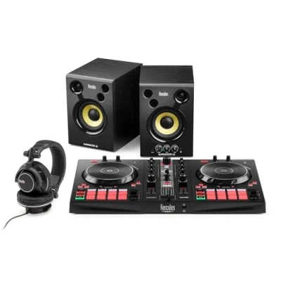 Abbildung von Hercules DJ Essentials Kit All In One Set zum Erlernen des DJings Inklusive Software und Tutorials