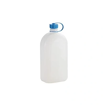 Abbildung von hünersdorff Kunststoffflasche,Trinkflasche,Vorratsflasche mit dichtem Schraubdeckel, Chemie und Lebensmittelbeständig, 0,5 Liter, Made in Germany, Natur