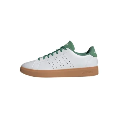 Abbildung von adidas Herren Advantage 2.0 Shoes, Core White/Preloved Green/Preloved Green, 39 1/3