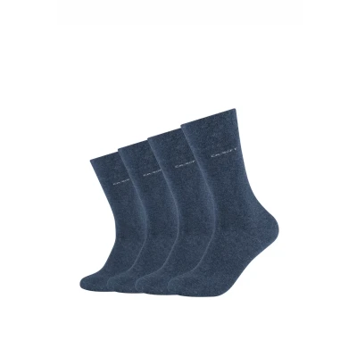 Abbildung von camano 4 PACK Socken, Damen, Größe: 35 38, Blau