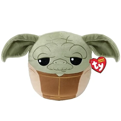 Abbildung von TY Star Wars Yoda Squish A Boo 10 Zoll Lizenzierte Squishy Beanie Baby Soft Plüschtiere Kuscheliger Kuschel Teddy zum Sammeln