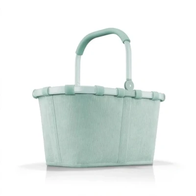 Abbildung von reisenthel carrybag frame cord mint Stabiler Einkaufskorb mit viel Stauraum und praktischer Innentasche Elegantes wasserabweisendes Design