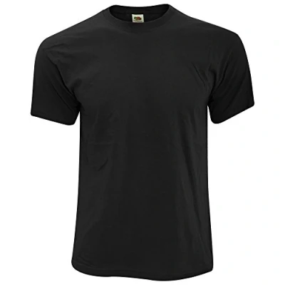 Abbildung von Fruit of the Loom Herren T Shirt Original 61 082 0 Black XL